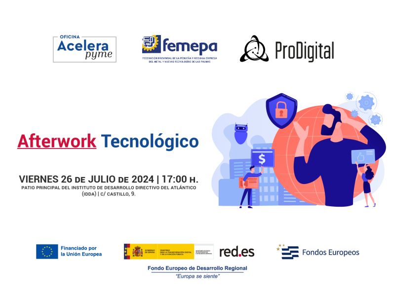 Únete a nuestro Afterwork Tecnológico el próximo 26 de julio